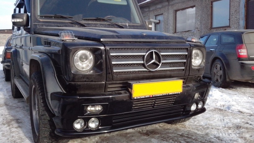 Mercedes g63 без бампера